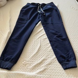 FIGS jogger scrub pant. Navy blue in color. Size extra small.